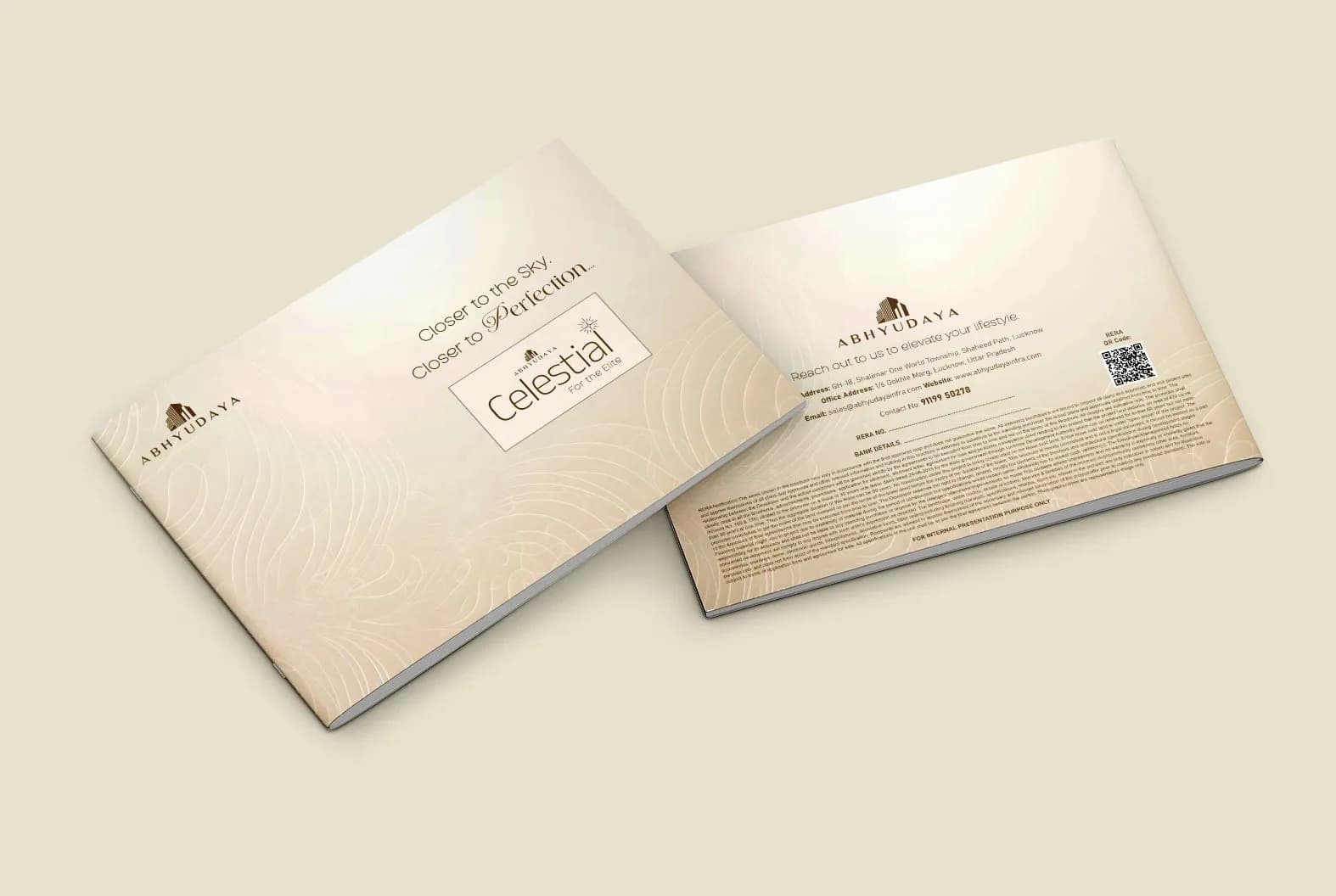 Abhyudaya Celestial luxury brochure design