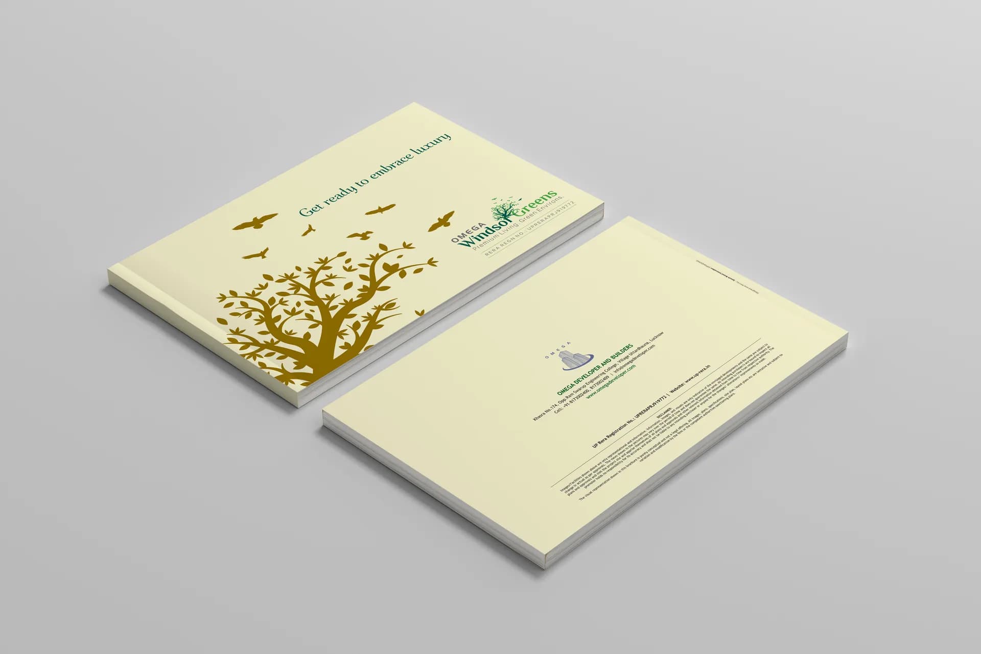 Omega Windsor Greens real estate brochure design