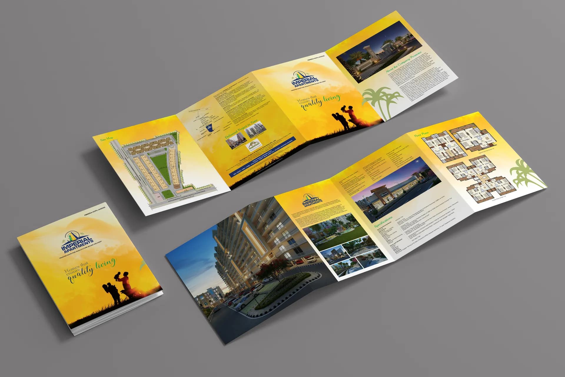 Imperial Apartments premium real estate brochure